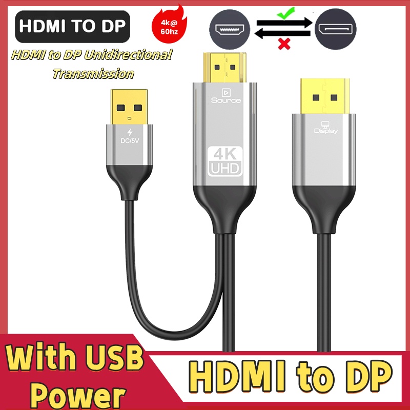 Tablet Lap Desk - HDMI To DisplayPort Cable HDMI-Compatible Source