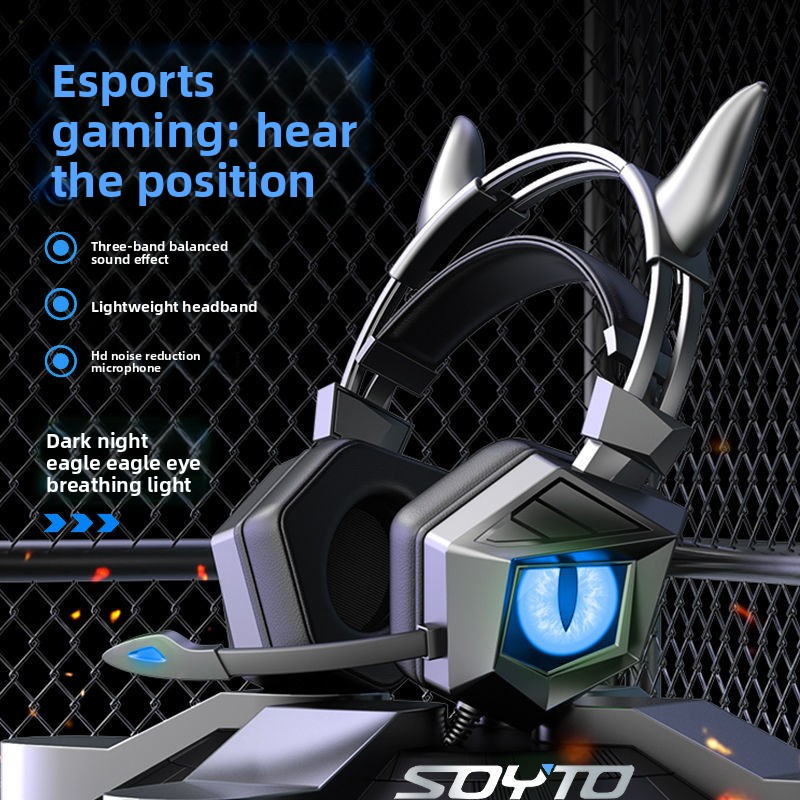 Wired Earphone Lightning - Custom Over-Ear Wired Headphone for PC