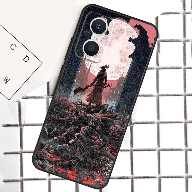 Bloodborne Dark Souls Case For - Oppo Reno 12 ulasan dan harga