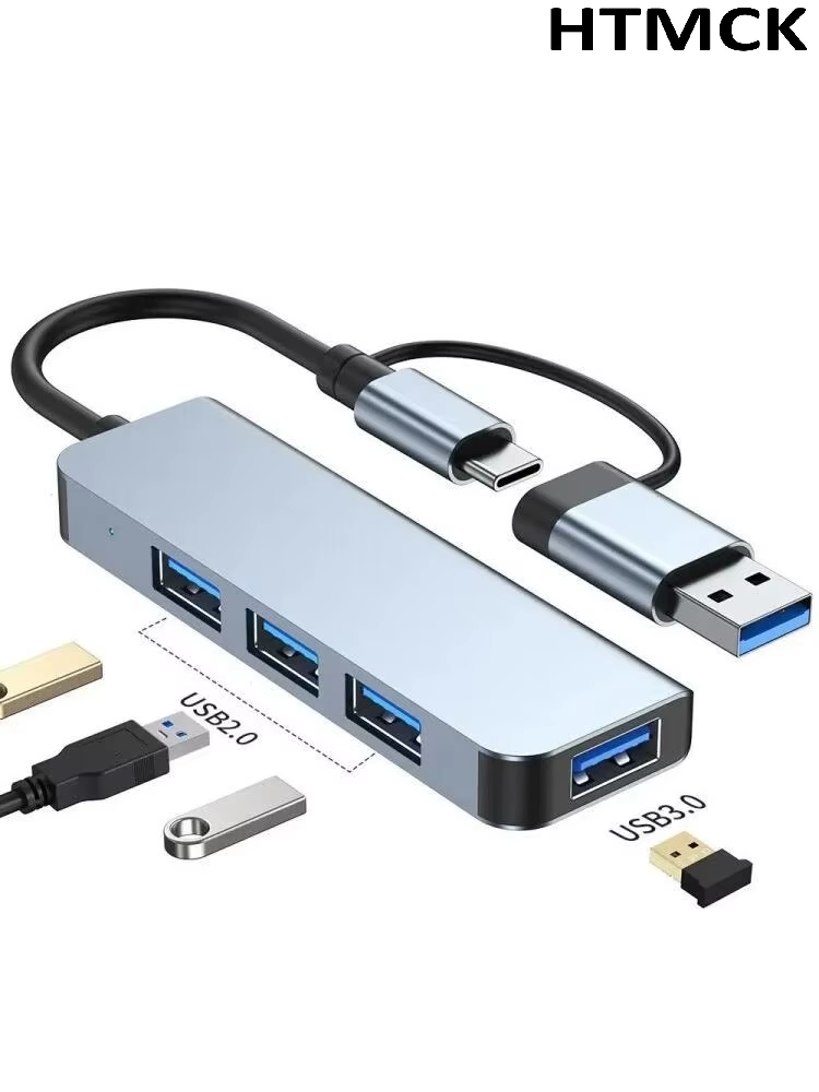 8-in-2 USB Type-C Multiport Do - Usb Hub Type C ulasan dan harga