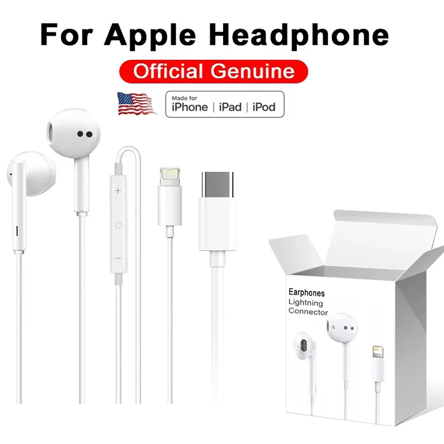 For Apple iPhone 17 16 15 14 1 - Wired Earphone Lightning ulasan dan harga